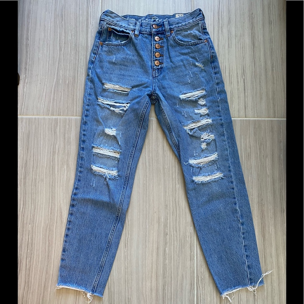 Free people high waist jeans